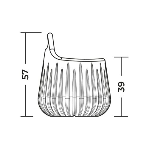 Cream Stone Finish Handy Stool - Image 6
