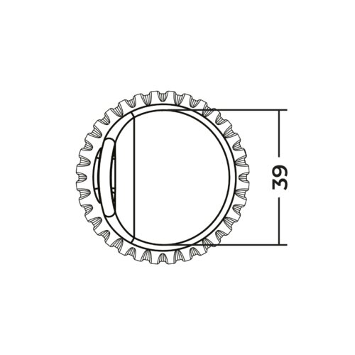 Cream Stone Finish Handy Stool - Image 7
