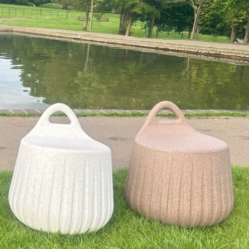 Natural Stone Finish Handy Stool - Image 2