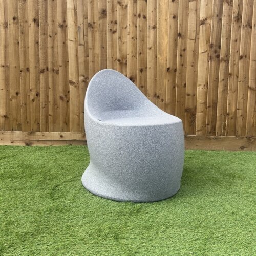 Egg Chair Grey Stone
