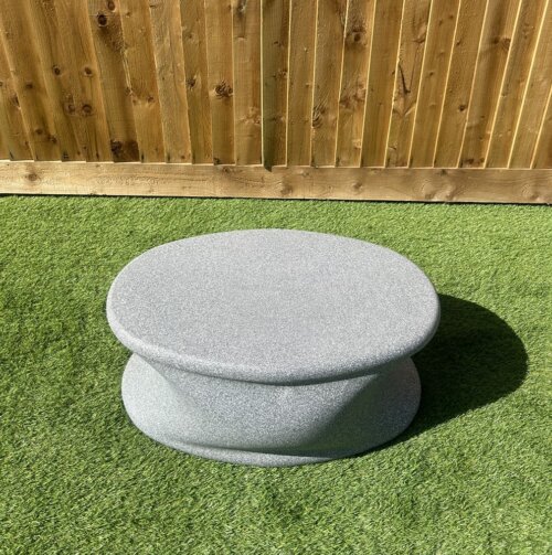 Coffee Table Grey Stone Finish - Image 5