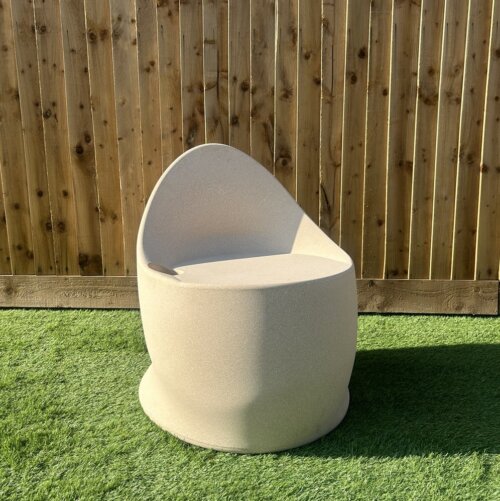 Egg Chair Cream Stone