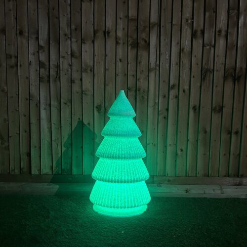 LED Illuminated Tree Decor Natural Stone 60 cm - Image 2