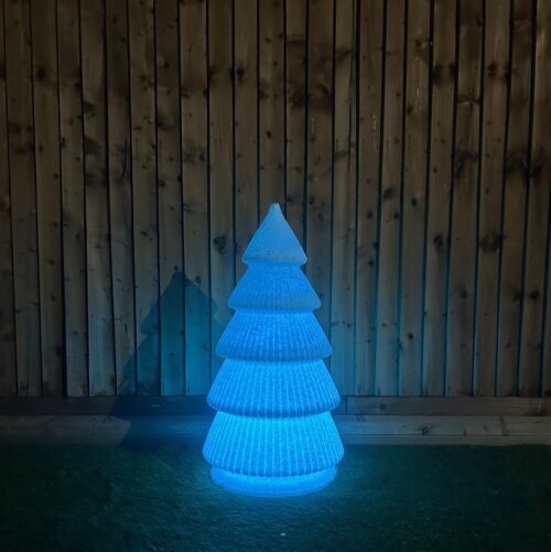 LED Illuminated Tree Decor Natural Stone 60 cm - Image 4