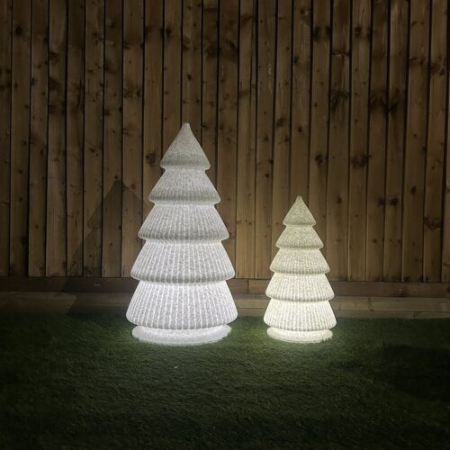 LED Illuminated Tree Decor Natural Stone 90 cm - Image 4