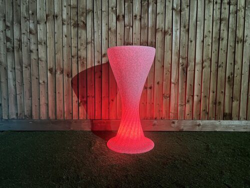 LED Illuminated Lounge Chair Natural Stone - Image 3