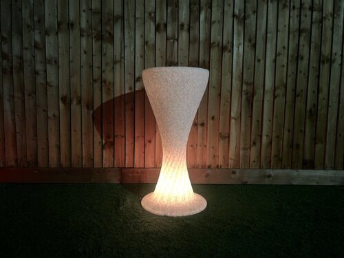 LED Illuminated Lounge Chair Natural Stone - Image 4