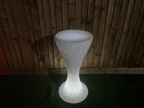 LED Illuminated Lounge Chair Natural Stone - Image 2