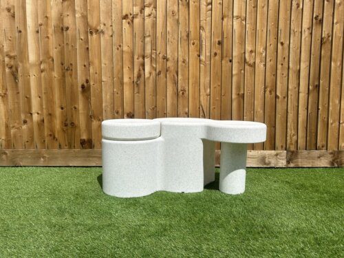 Loop Bench Natural Stone