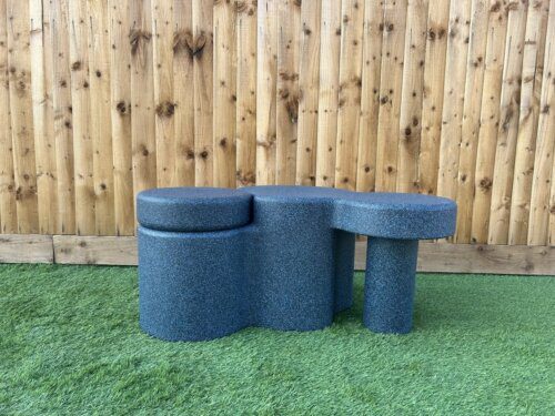 Loop Bench Midnight Blue Stone Finish