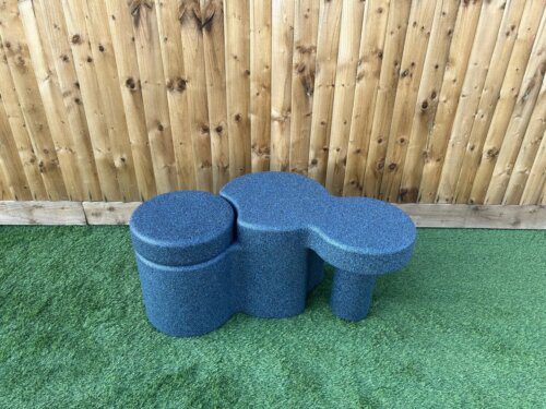Bench Planter Midnight Blue Stone Finish - Image 4