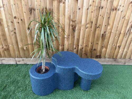 Loop Bench Midnight Blue Stone Finish - Image 3