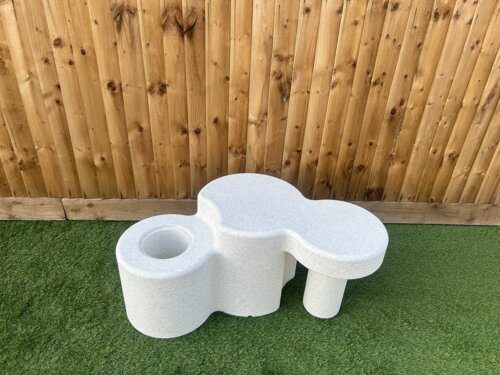 Bench Planter Natural Stone Finish - Image 5