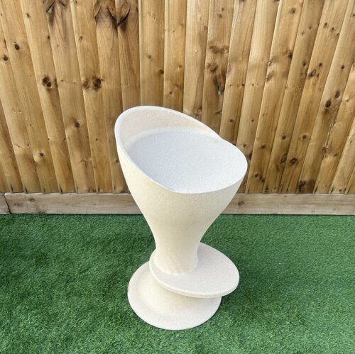 Lounge Chair Cream Stone - Image 2