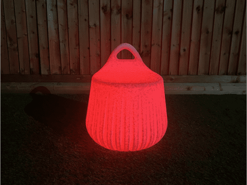 Handy Stool LED Illuminated Natural Finish - Image 3